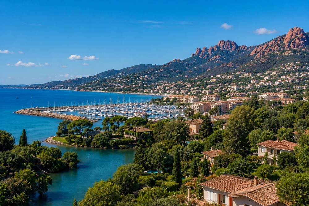 Vue de Mandelieu-la-Napoule